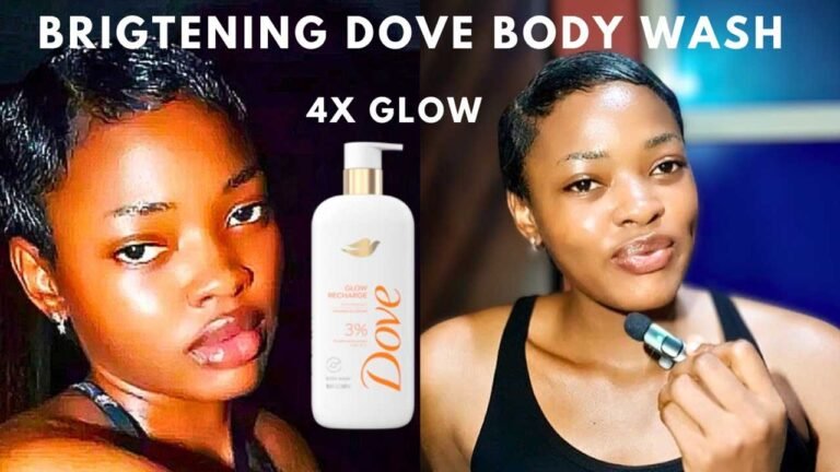 Brightens and Energizes Your Skin With Dove Glow Recharge Serum Body Wash